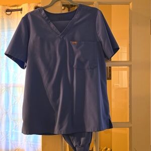 Figs Blue Scrub set
